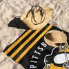 Northwest NHL Pittsburgh Penguins Beach Towel, 30" x 60", Stripes view 3