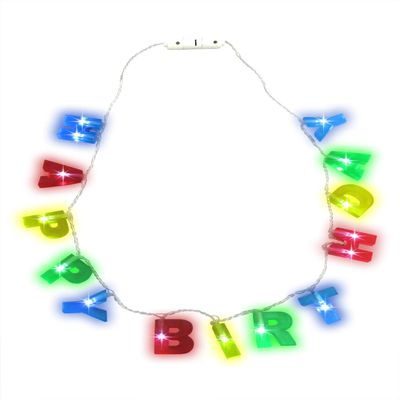 Nicky Bigs Novelties Happy Birthday Necklace, Birthday Decorations