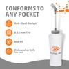 Orange Mud 600ml Soft Flask - UltraFlask (One Bottle) - Collapsible Hydration Bottle with Sport Cap & Hose - Pocket Fit, BPA-Free, Anti-Slosh Design view 4