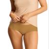 commando Classic Solid Girl Short | Elastic-Free, Raw-Cut Microfiber Underwear | Everyday Comfort | Fast Drying & Breathable | Caramel, X-Small-Small view 1