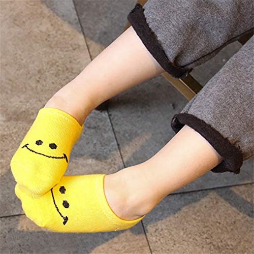 5 Pair/lot 2019 Cute Kids Socks Smiley Infant Socks Cotton Autumn Winter Breather Comfortable Baby Socks New Bebe Calcetines (Small)