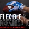 Franklin Sports NFL Detroit Lions Youth Football Receiver Gloves - X-Small/Small view 2