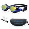 AIKOTOO Nearsighted Swim Goggles No Leaking view 1