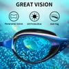 AIKOTOO Nearsighted Swim Goggles No Leaking view 2