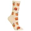 Hot Sox womens Cat Lovers Novelty Fashion Crew Casual Sock, Cats in Boxes (Natural Melange), 6 12 US view 1