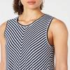 Style & Co. Womens Striped Daytime Tank Dress Navy XXL view 2