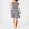 Style & Co. Womens Striped Daytime Tank Dress Navy XXL view 3