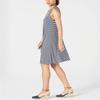 Style & Co. Womens Striped Daytime Tank Dress Navy XXL view 4