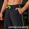 MAGNIVIT Men's Warm Up Pants Athletic Running Jogging Sport Pant with Pockets Black view 3