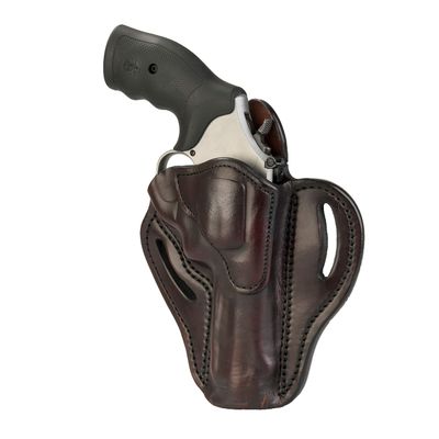 1791 GUNLEATHER K-Frame Revolver Holster - OWB Leather Revolver Holster - Right Handed - Compatible with Ruger GP100, Smith & Wesson K Frame and 686 (Size 2)