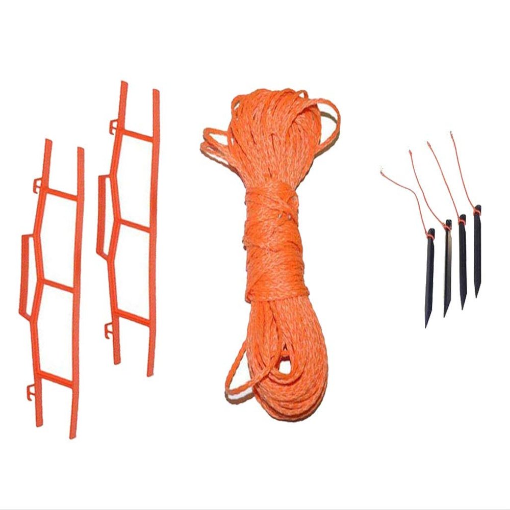 1/4" Rope Volleyball Boundary Lines (Orange)