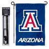 Arizona Wildcats Blue Garden Flag with Stand Holder view 2