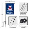Arizona Wildcats Blue Garden Flag with Stand Holder view 3
