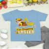 Tstars Paw Patrol Rubble Digging Easter Eggs T-Shirt Toddler Kids Egg Hunt Shirt for Boys & Girls 2T California Blue view 4