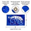 Brigham Young Cougars Vintage Flag with Pole and Bracket Complete Set view 3