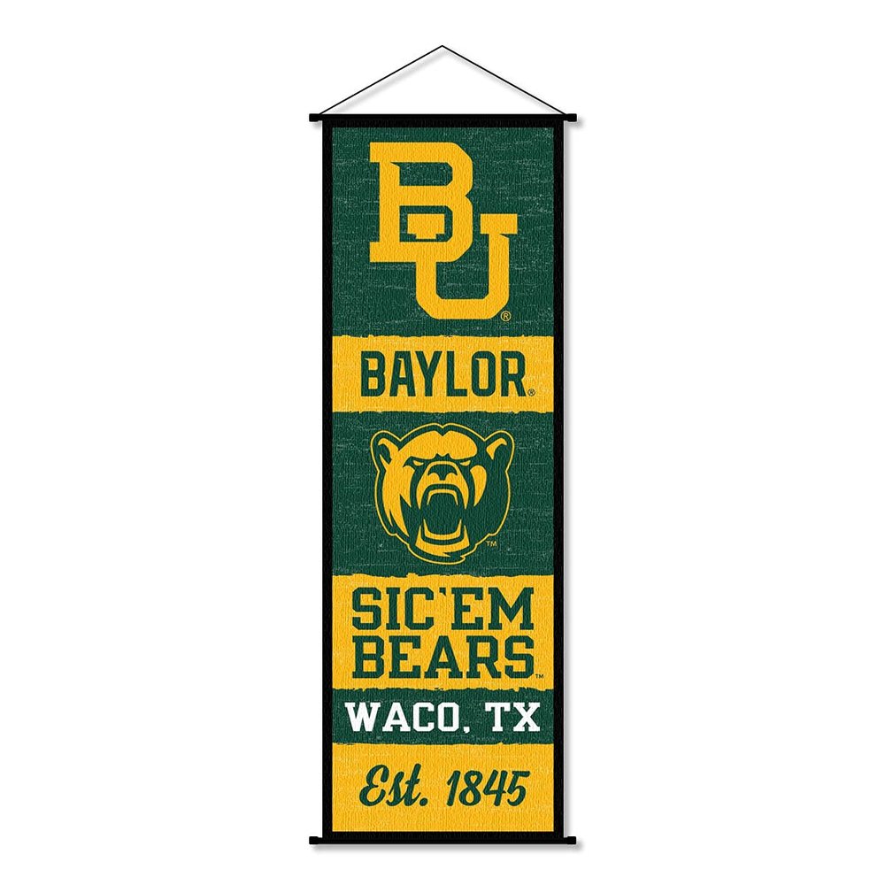 Baylor Bears Banner and Scroll Sign
