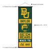 Baylor Bears Banner and Scroll Sign view 2