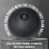 Fitness First Slam Ball, Easy-to-Grip, Sand-Filled Medicine Ball for Exercise and Workout, Ideal for Weight Training, Cross-Training, Cardio, and Plyometric Workout, Available in Different Weights view 2