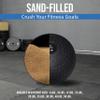 Fitness First Slam Ball, Easy-to-Grip, Sand-Filled Medicine Ball for Exercise and Workout, Ideal for Weight Training, Cross-Training, Cardio, and Plyometric Workout, Available in Different Weights view 4