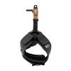 B3 Archery Alpha Flex Double-Caliper Wrist Strap Archery Compound Bow Arrow Release Aid Trigger w/Adjustable Trigger Travel, Roller-Sear Double Stainless Steel Jaws - Flex Connector, Desert Brown view 1