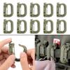 BOOSTEADY Kit of 30 Attachments for Molle Bag Tactical Backpack Vest Belt,D-Ring Grimloc Locking Gear Clip, Web Dominator Elastic Strings, Strap Management Tool Buckle view 4