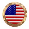 USA American Flag Forged Copper Golf Ball Marker by Sunfish view 1