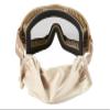 Lancer Tactical AERO Airsoft Tactical Safety Goggles -3mm Dual Pane Lens, Anti-Fog Glasses for Hunting and Cycling-One Len (TAN) view 3