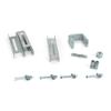 Sturdy Built (4) 10" Galvanized Vertical Bunk Bracket Kit for 2x3 Boat Trailer Cross Members view 1