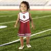 Little King NCAA Toddler/Youth Girls Team Cheer Jumper Dress-Oklahoma-Y6 view 2
