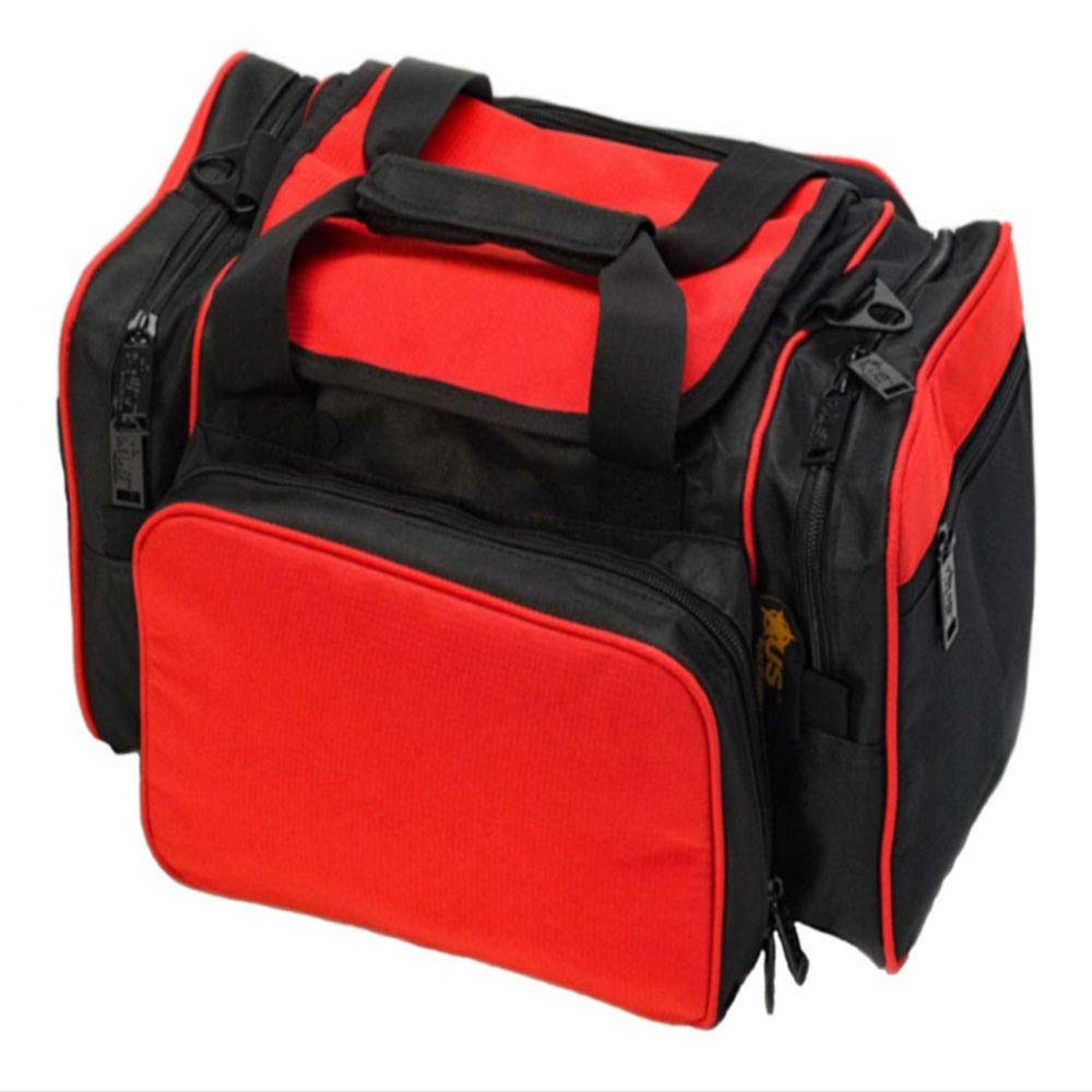 US Peacekeeper Products Small Range Bag - Red/Blk 14" x 8.5" x 8",P22202