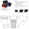 US Peacekeeper Products Small Range Bag - Red/Blk 14" x 8.5" x 8",P22202 view 3