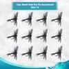 Feeder Creek Fly Fishing Flies | 12pc Black Gnat Dry Flies for Fly Fishing | Size 14 Trout Flies | Bass Flies | Fly Fishing Assortment | Fly Fishing Lures (14) view 2