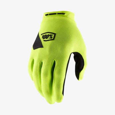 100% RIDECAMP Men's Motocross & Mountain Biking Gloves - Lightweight MTB & Dirt Bike Riding Protective Gear