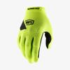 100% RIDECAMP Men's Motocross & Mountain Biking Gloves - Lightweight MTB & Dirt Bike Riding Protective Gear