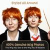 ALLAURA Compatible with Ron Weasley Costume  Short Orange Wig for Adults & Kids  Ideal for Wizard, Ed Shran, Halloween Cosplay, Movie Characters, Funny Party Looks, Redhead Wig Styles view 2