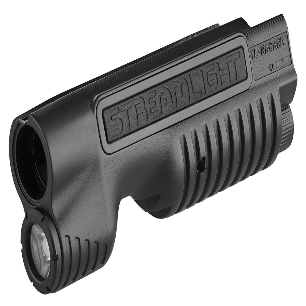Streamlight 69600 TL-Racker 1,000-Lumen 20,000-Candela Tactical Integratd Forend Weapon Light with Ambidextrous Controls for Mossberg 500/590 Models Only with Non-Rechargeable Batteries, Black