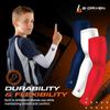 Arm Sleeve Pack For Men Women Youth Sports - Athletic Sleeves for Football Softball Cycling Volleyball Basketball Baseball - UV Sun Protection for Arms - Bicep Elbow Compression - Tattoo Cover Up view 3