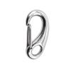 MARINE CITY Egg Shaped Spring Snap Hook  316 Stainless Steel, Premium Quality, Rustproof, Lightweight, 2-1/2" for Keys, Water Bottles, RVs, Boats, Camping, Hiking (Pack of 1) view 1