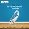 MARINE CITY Egg Shaped Spring Snap Hook  316 Stainless Steel, Premium Quality, Rustproof, Lightweight, 2-1/2" for Keys, Water Bottles, RVs, Boats, Camping, Hiking (Pack of 1) view 2