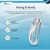 MARINE CITY Egg Shaped Spring Snap Hook  316 Stainless Steel, Premium Quality, Rustproof, Lightweight, 2-1/2" for Keys, Water Bottles, RVs, Boats, Camping, Hiking (Pack of 1) view 4