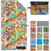 ECCOSOPHY Microfiber Beach Towel -Sand Free Towels are Quick Dry, Light Weight, Super Absorbent-Perfect Pool, Travel, Cruise, Camping Essentials - Oversized Extra Large for Adults (Ibiza) view 1