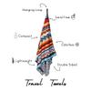 ECCOSOPHY Microfiber Beach Towel -Sand Free Towels are Quick Dry, Light Weight, Super Absorbent-Perfect Pool, Travel, Cruise, Camping Essentials - Oversized Extra Large for Adults (Cancun) view 4