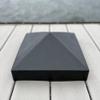 12" Black Square Piling Cap view 2