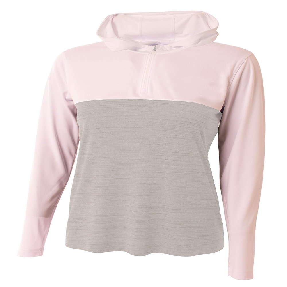 A4 A4 Women's Slate Quarter Zip Hoodie