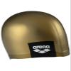 Arena Unisex Adult Logo Molded Silicone Training Swim Cap for Intensive Swimming Reduced Drag Durable Wrinkle Free Fit, Gold view 1