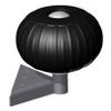 12" Dock Wheel - Wood Dock - Black view 1