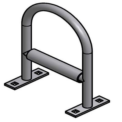 8" Bar Pile Holder - 4" Leg