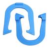 Bronco Professional Pitching Horseshoes- USA Made (Blue- Single Pair (2 Shoes)) view 1