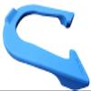 Bronco Professional Pitching Horseshoes- USA Made (Blue- Single Pair (2 Shoes)) view 3
