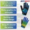 RocRide Animalz Full Finger Mens Cycling Gloves with Screen Compatible Tips. Mountain Biking, Road and BMX. Expressive Animal Print Designs. view 3